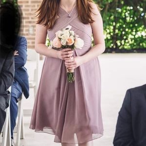 Azazie Dusk/mauve bridesmaid's dress